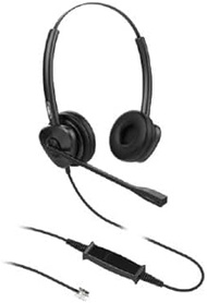 Fanvil - HT302 QD to RJ9 Dual Headset, HD Audio, All-Day Comfort, Wide Compatibility