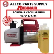 ROBINAIR VACUUM PUMP 15701 SET (7 CFM) - COMES WITH VACUUM PUMP OIL