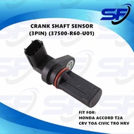 HONDA ACCORD T2A CRV TOA CIVIC TRO HRV CRANK SHAFT SENSOR 3PIN 37500-R60-U01
