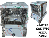 AFFORDABLE PIZZA OVEN 2 LAYER GAS TYPE WITH GAUGE PURE STAINLESS CASH ON DELIVERY