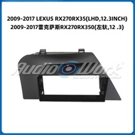 12.3 Inch For 2009-2017 LEXUS RX270 RX350 Car Radio Stereo GPS MP5 Android Player 2 Din Fascias Pane