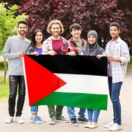 Bendera Kereta Palestin Bendera Kereta Gancu Poliester Cetakan Digital Bendera Palestin