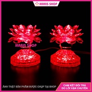 [Price for one bag] 2-tier LED Lotus altar lamp for Buddha altar, Yellow Ancestor, beautiful altar d