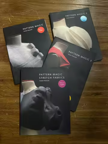 4 Books/Set Tomoko Nakamichi's 3D Magical Cutting Pattern Magic 1-4 Costume Design Book Illustrated 
