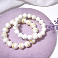 稀有頂級一線黃金硨磲 玉化 靈性 招財 收藏 手鍊手珠 禮物 獨家