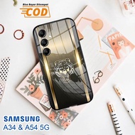 Softcase Glass Kaca SAMSUNG A34 & SAMSUNG A54 (5G) - Case Handphone SAMSUNG A34 & SAMSUNG A54 (5G) [