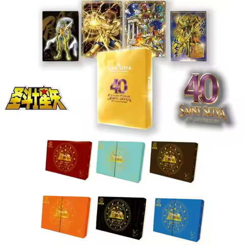 Saint Seiya New 40th Anniversary Edition Card Box Anime Cloth Awakening Collection Gold Saints Shini