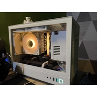 Deepcool ITX Case CH160 White | Mobo A520M-ITX/AC