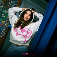 Oneonenine Livz Hoodie Crop Top Luxe White - Women's Crop Sweater