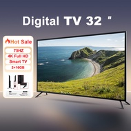 ทีวี 43 นิ้ว  Smart TV ทีวี 32 นิ้ว สมาร์ททีวี 4K UHD LED Android TV โทรทัศน์  รับประกัน Wifi/Youtube/Nexflix