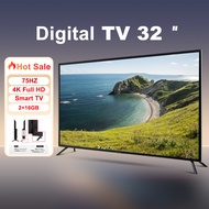 ทีวี 43 นิ้ว  Smart TV ทีวี 32 นิ้ว สมาร์ททีวี 4K UHD LED Android TV โทรทัศน์  รับประกัน Wifi/Youtub