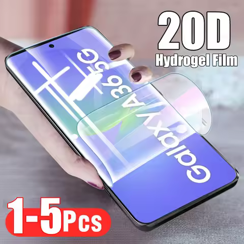 1-5Pcs For Samsung Galaxy A36 Hydrogel Film SamsungA36 GalaxyA36 Samsang Samung A 36 36A 5G 2025 Sof
