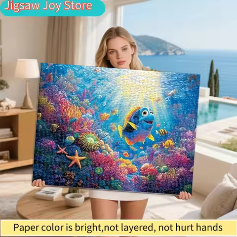 Disney Finding Nemo and Clownfish Themed Puzzle | 75.01x50.01 cm, Ideal for Education, Collecting, H