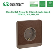 Cahgondo433 Schneider AvatarOn Schuko Wood Socket - E83426_16S_WD_G3