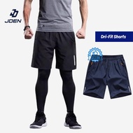 JDEN DRI-FIT Mens Shorts Light Casual Running Gym - Seluar Pendek Sports Sukan Neon Outdoor Cool Pak