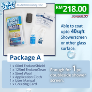EnduroShield DIY Glass Coating Home Treatment Kit Last for 3 Years Special makes GLASS EASIER TO CLE