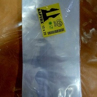Clear plastic bag 12 x 25