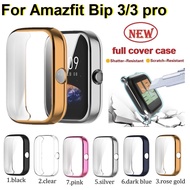 New Full Covered Huami Amazfit Bip 3 Case Electroplated Soft Amazfit Bip 3 Pro Case Full Protective 