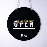 Acrylic Signage Open Close Acrylic Open Close (Round)