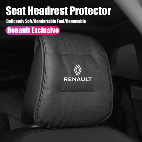 Car Seat Headrest Interior Decoration Protector Pillowcase For Renault Clio Sandero Captur Megane R5