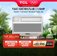 TCL 1.5 HP Inverter Aircon Window Type Smart Air-conditioner TAC-12CWI/UJE (Whisper Quiet Operation,