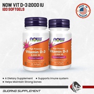 Now Foods Vitamin D-3 2000 IU 120 Softgels