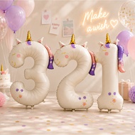 Styling Number Balloon Unicorn Styling Balloon Number Balloon Balloon Decoration Styling Balloon Num
