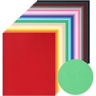Shindel 27 Sheets Textured Colored Cardstock A4, 30 Colors Cardstock Single-Sided Texture Paper A4 C