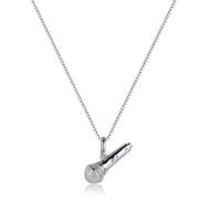 rantai silver 925 original rantai silver rantai leher Microphone Microphone Microphone Necklace 925 