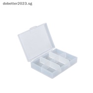 [DB] Frosted Flip Storage Box Photocards Small Card Storage Box Desk Organizer Box Classification Box Jewelry Storage Case Container [Ready Stock]