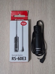 Canon 原廠 RS-60E3 遙控快門線 & 副廠 LP-E6 代用電池兩粒