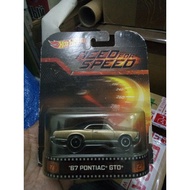 HOT WHEELS NEED FOR SPEED 67 PONTIAC GTO