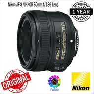 Nikon AF-S NIKKOR 50mm f/1.8 G Lens (NIKON MALAYSIA)