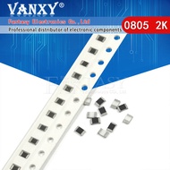 300PCS 0805 SMD Resistor 1% 2K ohm  1/8W 202