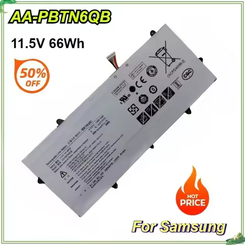 AA-PBTN6QB Laptop Battery for SAMSUNG NT900X5N-L58L L58R L58SS L58WS NT900X5N-L59SS Replacement Batt
