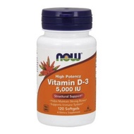 Now Foods Vitamin D-3 5000 IU 120 Softgels