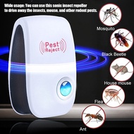 EU Plug Electronics Sonic Insect Repellers Reject Mouse Rat Cockroach Pest Control Device Household 