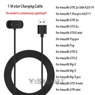 Charging Cable for Amazfit GTR mini, GTS 4 mini, T-Rex Pro, GTR 2e Charger Cradle for Amazfit Bip U/POP/Bip 3 pro Magnetic Adapter