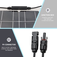 Monocrystalline Silicon50WSemi-Flexible Solar Panel Outdoor Rv Charging Panel Outdoor Energy Storage Solar Panel