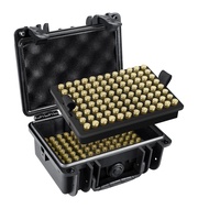 FUNANASUN 192 Round Ammo Storage Box Ammo Case 9mm Ammo Case Waterproof Ammo/Bullet Locking Storage 