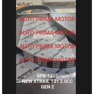 FAN VAN V BELT FAN STRAP 6PK1212 NEW XTRAIL T31 2.0CC J-32 6PK-1212