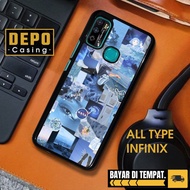 Case Infinix Hot 9 Play Hp Depo Casing aest Aesthetic Kesing Karakter