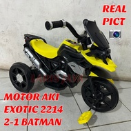 MOTOR AKI ANAK PMB M888 M-888 AKI MOTORAN AKI NINJA RODA TIGA Mainan Anak Motor Aki PMB M-888 M888 N