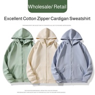 Soft And Comfortable Sweatshirt  Hoodie Leisure Loose Zipper Protect Against Wind And Cold Tops