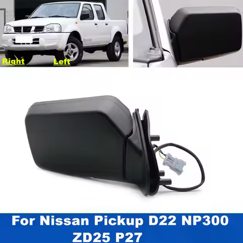 1PCS Car Rearview Side Mirror Assembly For Nissan Pickup D22 NP300 ZD25 P27 2011 2012 2013