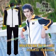 - Jn-Re:Zero Kara Hajimeru Isekai Seikatsu Sweatshirt Hoodie Anime Natsuki Subaru Cosplay Pants Wig