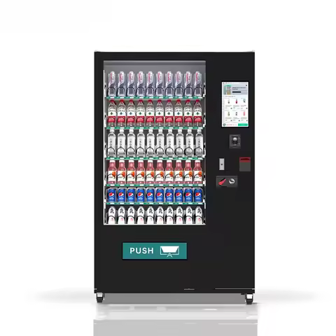 Customize Drinks Vending Machine 4G Wifi Hotspot Vending Machine New Style Accessories With Credit C