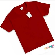 Tshirt Plain Kids Cotton Rians Sport