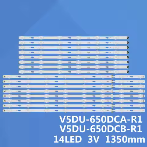 16pcs LED Backlight strip for Samsung UE65JU7580 UE65JU7505 UE65JU7500 UE65JU6800 UE65MU6120K UE65JU