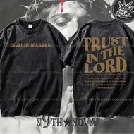 24h Shipping N9THNOVA Christian Jesus Good News God Loves You Washed Pure Cotton T-shirt Vintage 2